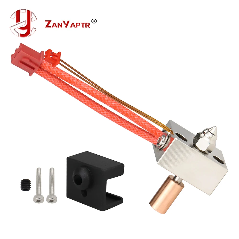 

Ender-3 S1 Copper Plated Heater Block Throat Nozzle Ender3 S1 Thermistor Hotend Equipped Sprite Extruder