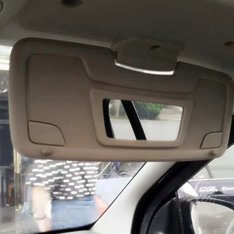 Car Makeup Mirror Portable Auto Sun-Shading Visor HD Mirrors Car Interior Mirror For Smart Fortwo 451 2009-2014 Car-styling