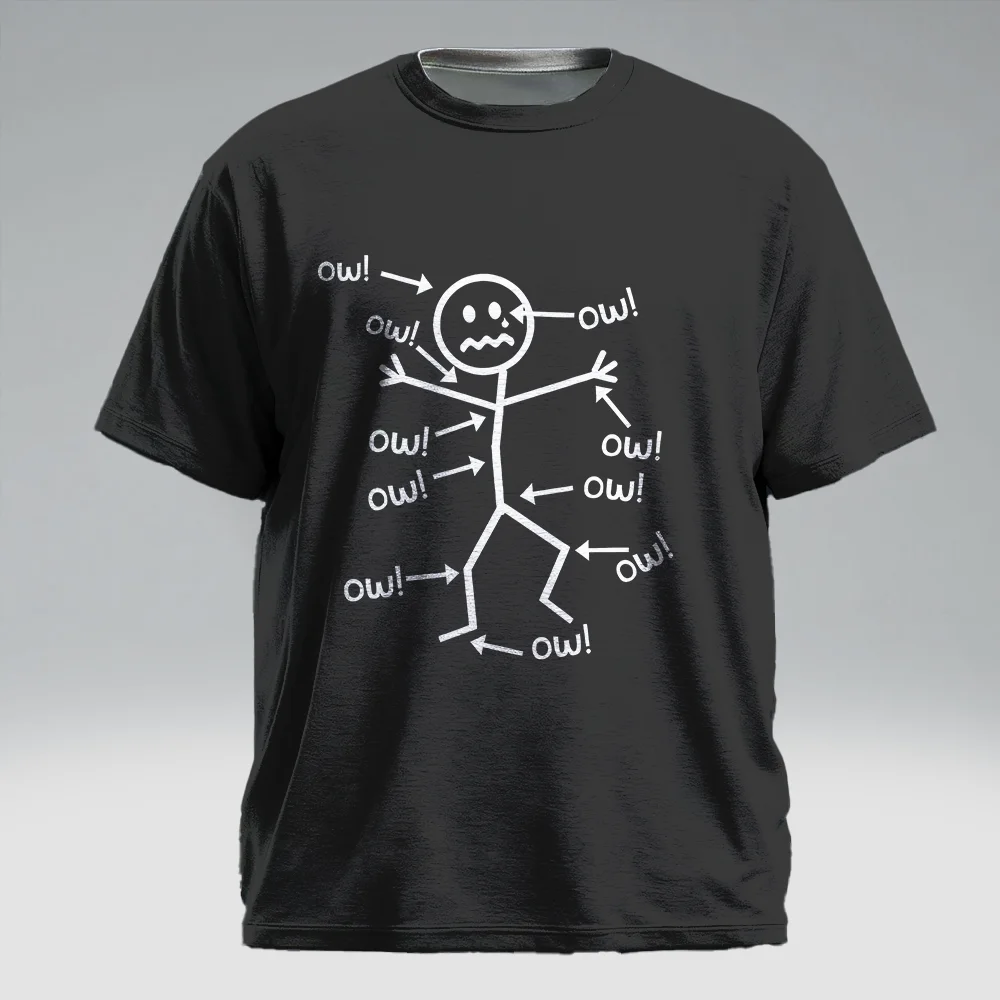 

Мужская футболка с коротким рукавом больших размеров S-9xl: стиль с краями текста — гладкие смелые лозунги, устойчивые к морщинам,