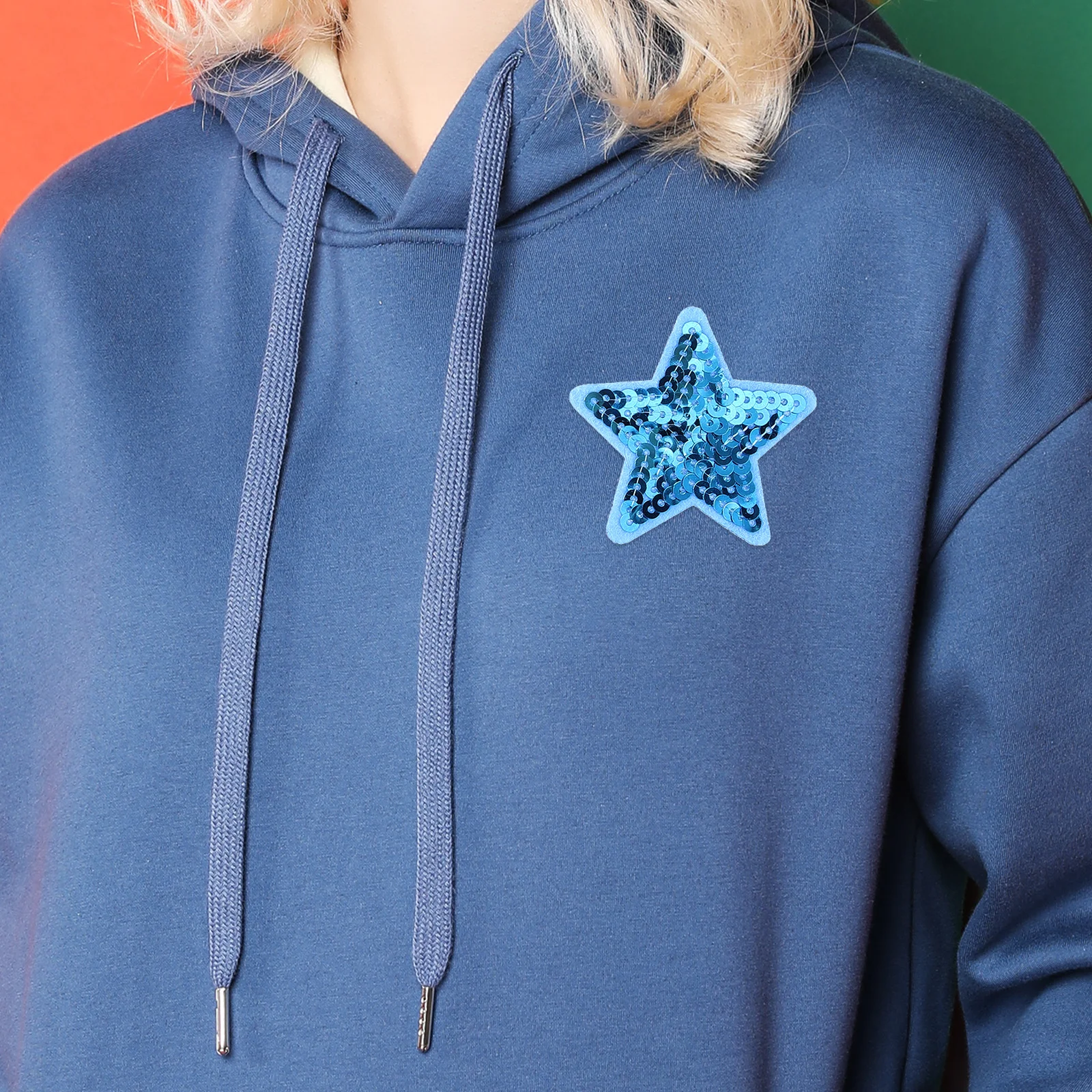 

9Pcs Star Patches Self-Adhesive Sequins Applique Clothes Jackets Jeans Hats Backpacks DIY Craft Repair Patch Star Patches