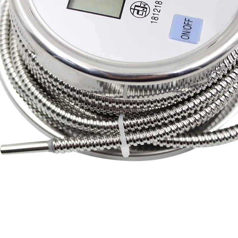 Pressure type pointer thermometer steam temperature gauge