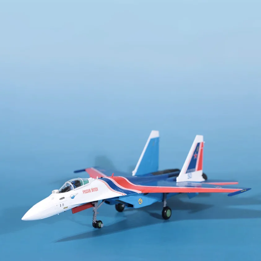 

1/72 Scale HM HA5707 Russian SU-35S Flanker E Fighter Warrior Demonstration Team SU35 Alloy Aircraft Model Collectible Toy Gift