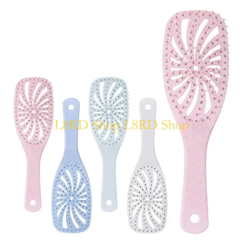 

L8RD Unquie Spirals Hairbrush Detangling Hair Brush,Hair Straightening Brush Gifts