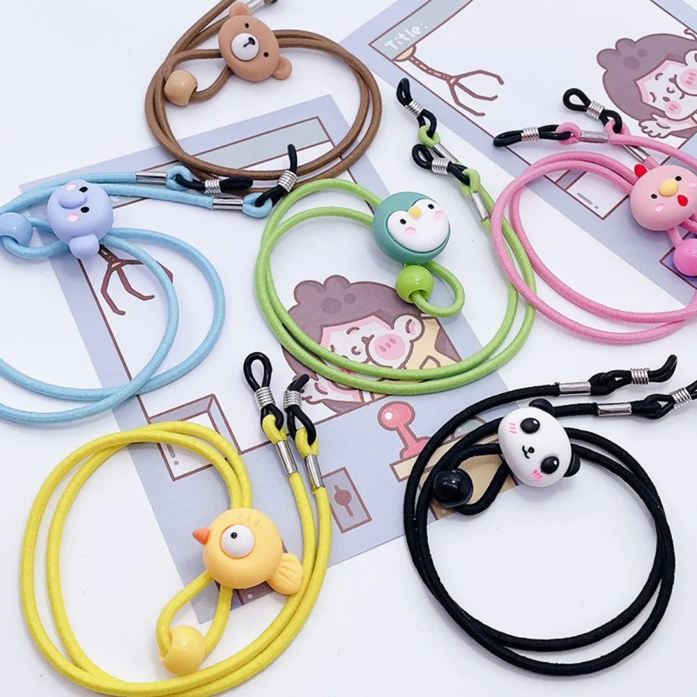 Elastische hangende nekbrilketting Anti-verloren Kawaii Briltouw Brillenriemen Cartoon Oorhaakhouder Meisje Jongen