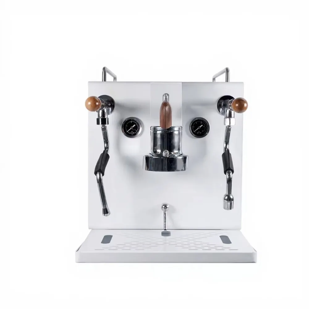 Italian 110v/220v Semi-Automatic Espresso Coffee Machine, Cappuccino Maker, Milk Frother, Programmable Brew System