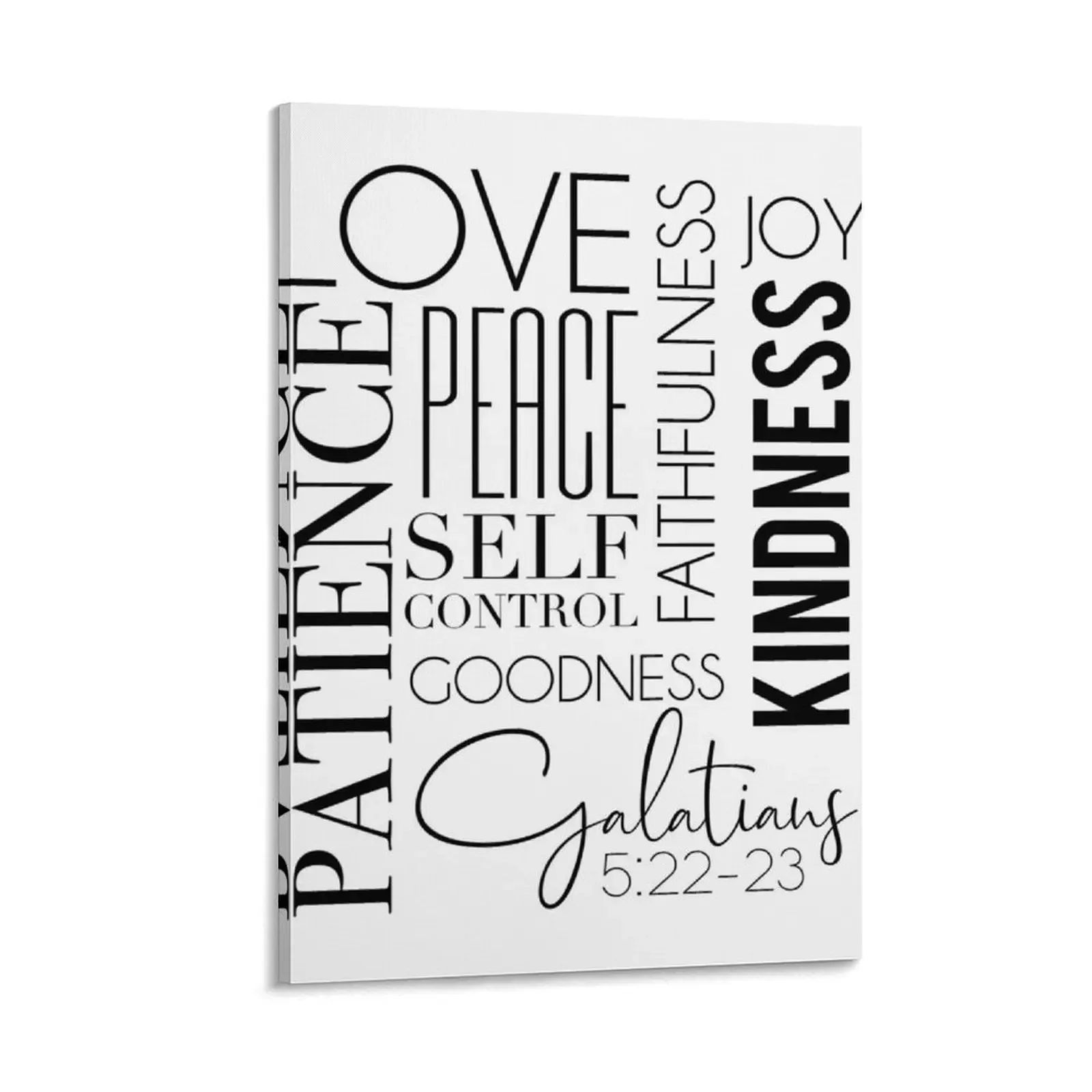 

Fruits of the Spirit - Galatians 5:22-23 Canvas Painting Picture on the wall home decorations ornaments for home