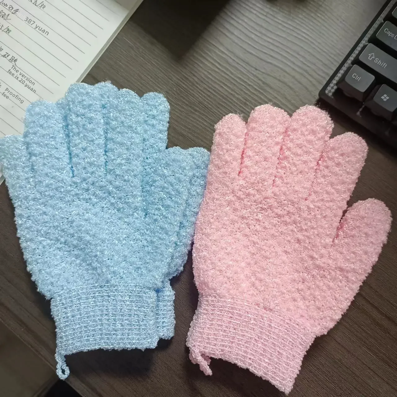 Popular Spot Jacquard Bathing Gloves Household Back Rub Artifact Men and Women Special Adult Bathing Mud Gloves