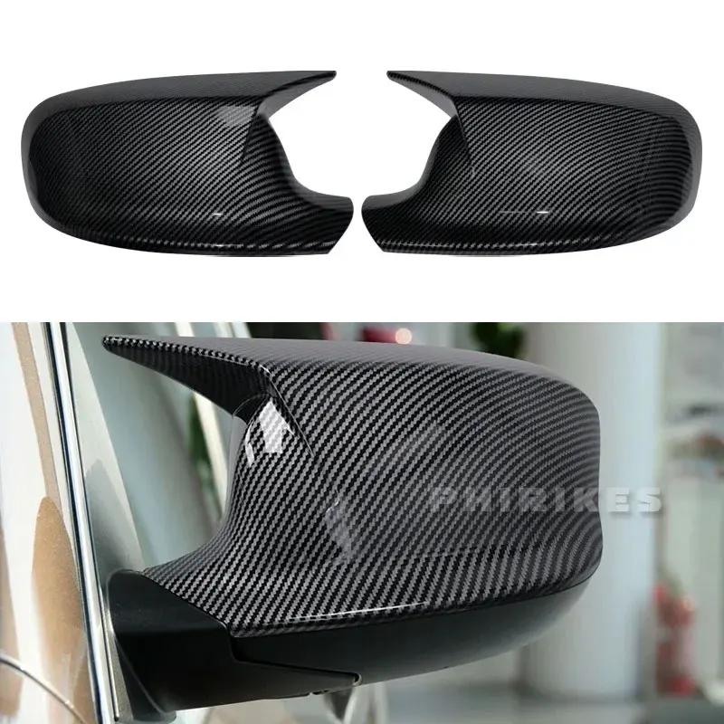 

Rearview Mirror Cover Caps For BMW X3 F25 X1 E84 2010 2011 2012 2013 Mirror Shell Lid Car Accessories