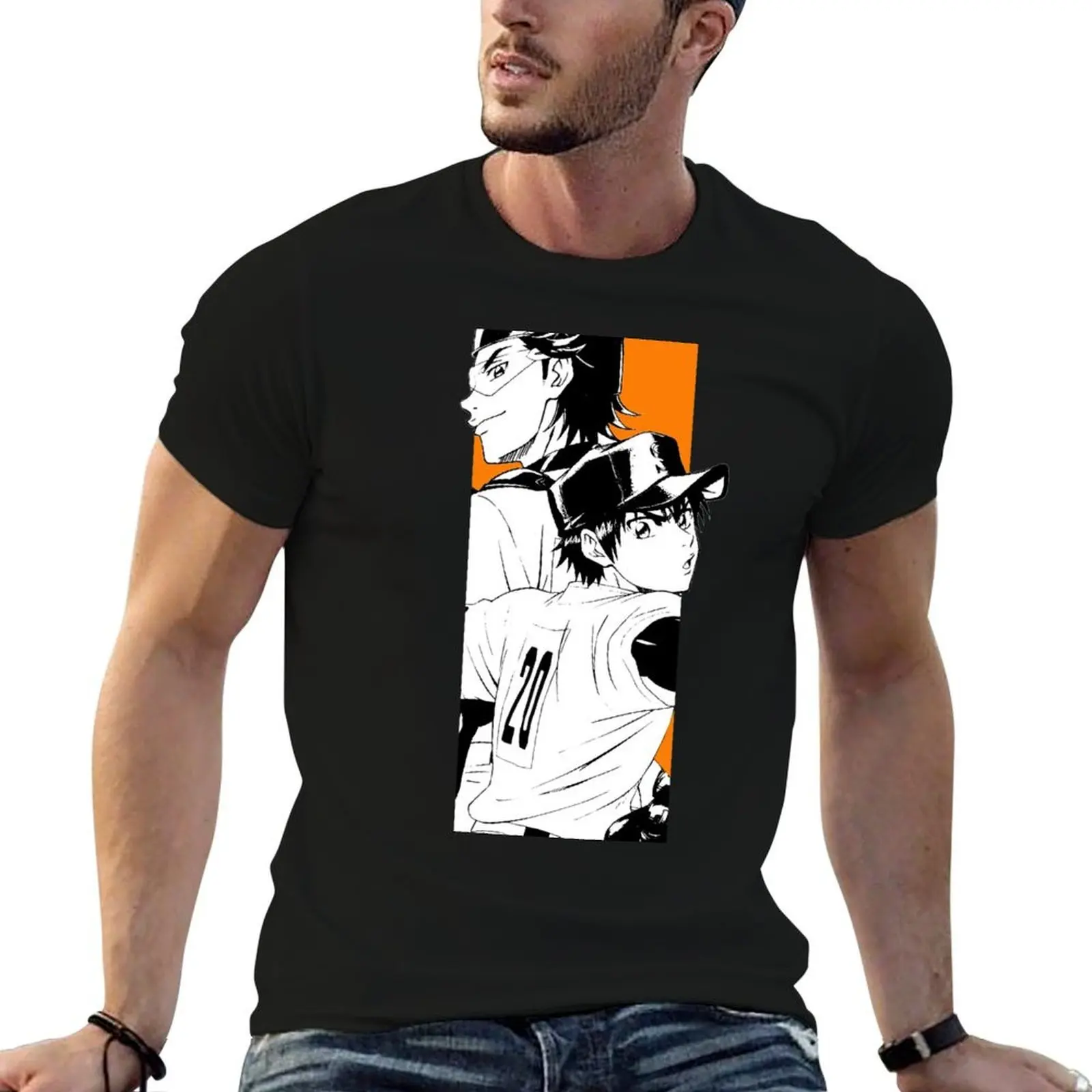 Diamond no Ace - Ace of Diamond T-Shirt topping plain mens graphic t-shirts pack