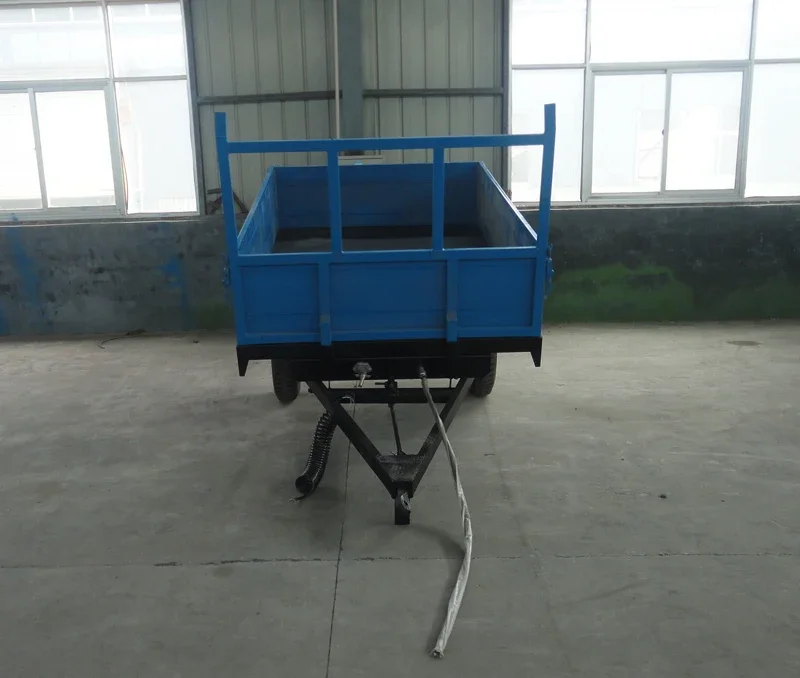 1.5 t single shaft hydraulic dump truck agricultural trailer