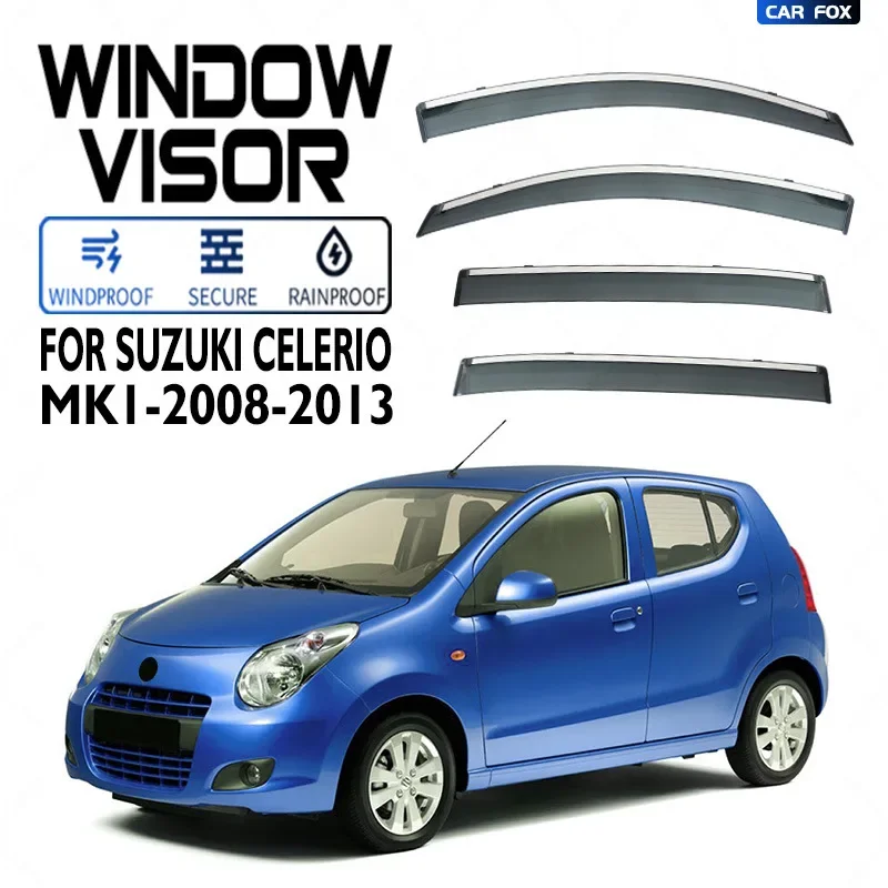 

For Suzuki Celerio 2008-2013 Car Window Visor Awning Shelters Windshield Side Window Rain Sun Shade Auto Accessories