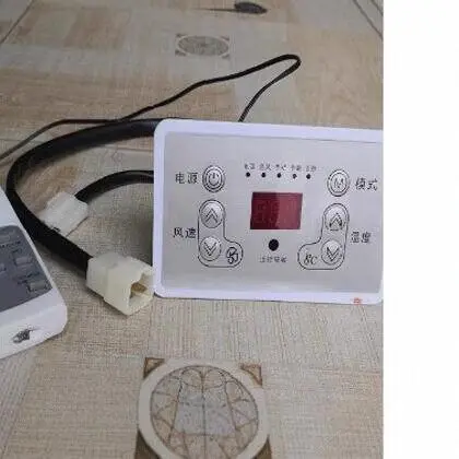24V/12V Parking AC Remote Control Panel – Hidden Inverter Controller Board for Truck Air Conditioner Retrofit Installation
