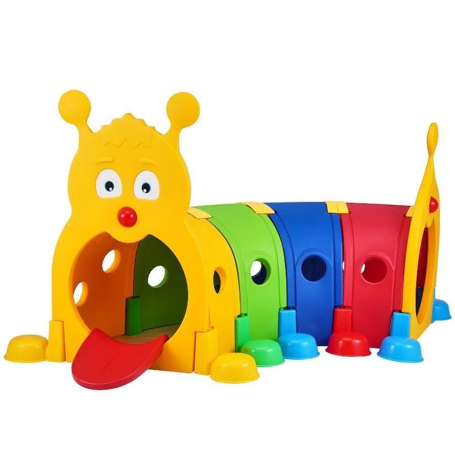 

Caterpillar Tunnel for Outdoor Indoor Climb and Crawl Through Play Equipment for Toddler Boys Girls Baby 36 4 Sections for Day