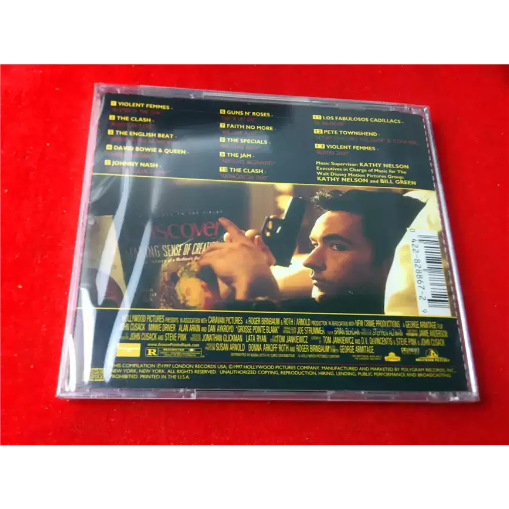 Grosse Pointe Blank Movie Soundtrack CD - close-up view