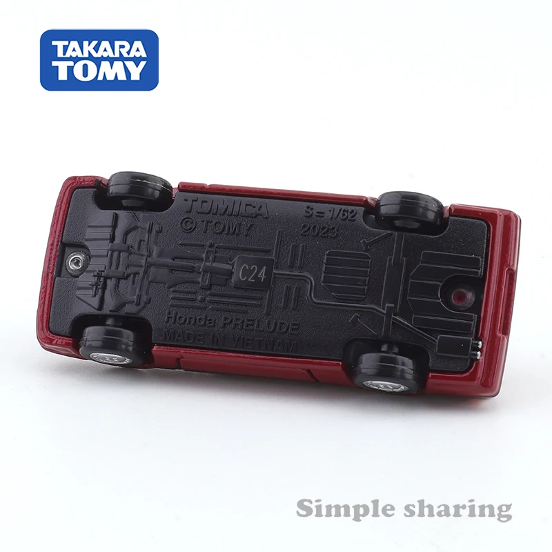 Takara Tomy Tomica Premium 24 Honda Prelude Car Alloy Toys Motor Vehicle Diecast Metal Model Kids Xmas Gift Toys for Boys