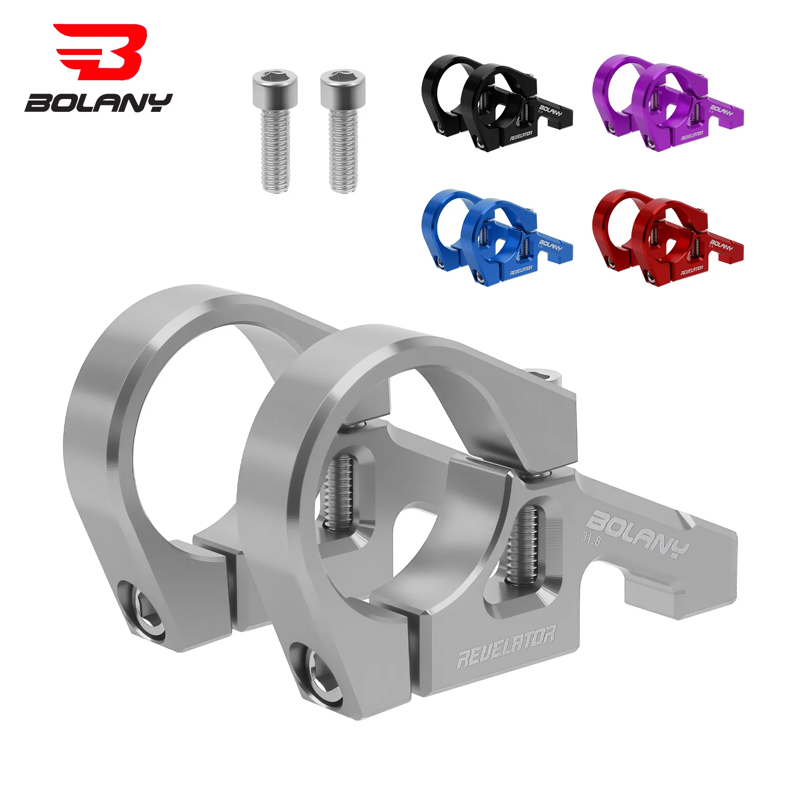 

BOLANY 31.8mm DIRECT MOUNT Stem CNC Ultralight Aluminum Alloy Downhill Bicycle Stem for Double Shoulder Fork MTB Accessories
