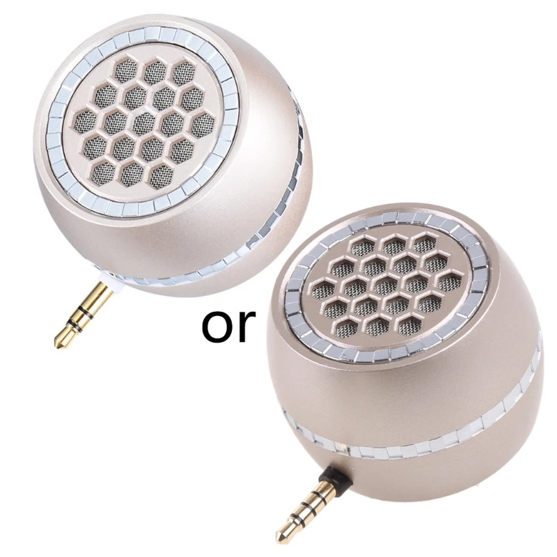 

1.8x1.3in Portable Speaker 3W 4Ω Mini Wireless Speaker With 3.5mm Aux Audio Jack Plug for Play for Smart Phones PC Dropship