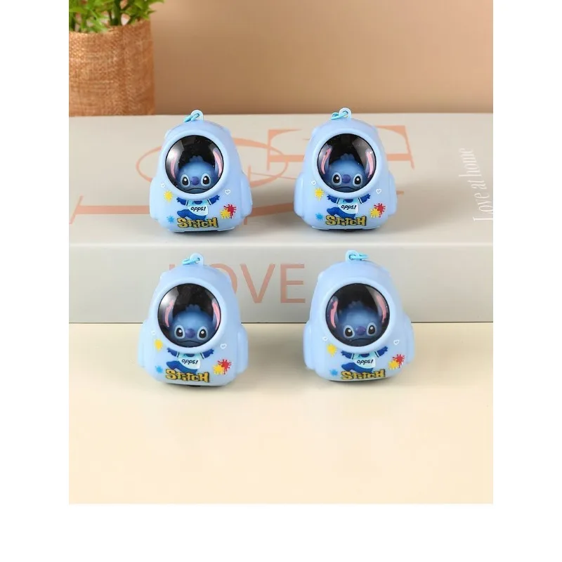 Stitch Animatie Randapparatuur Creatieve Cartoon Leuke Gloeiende Sleutelhanger Hangende Ketting Student Schooltas Decoratie Hanger