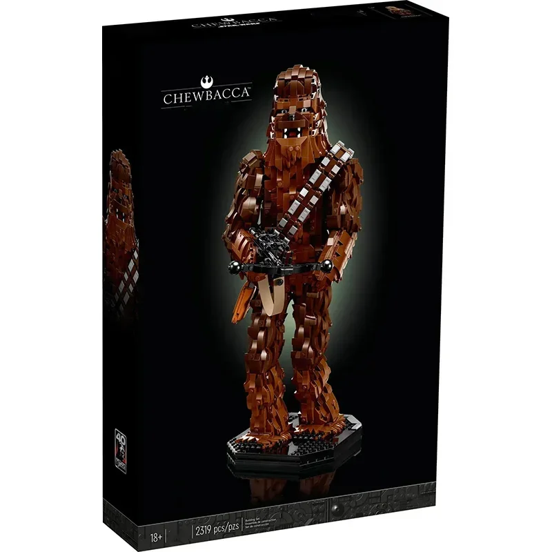 Blocs de construction Chewbacca créatifs, 2319 pièces, ornement exquis, 1 figurine, briques de construction, jouet, cadeau pour enfants et adultes