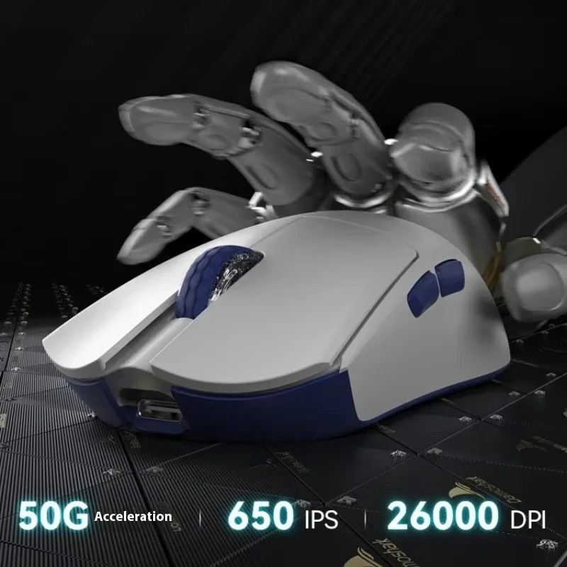 Imagem -02 - Darmoshark-mouse M3s Pro sem Fio Bluetooth Terceiro Mouse Silencioso Melhor para Computador do Escritório