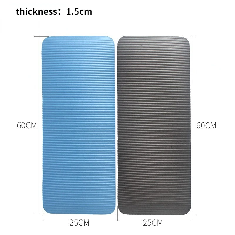 1.5 Cm Extra Thick Yoga Mat Comfortable Non-slip Shock Absorbing Elbow Mat Knee Mat  Exercise Slimming Pilates Gymnastics Mat