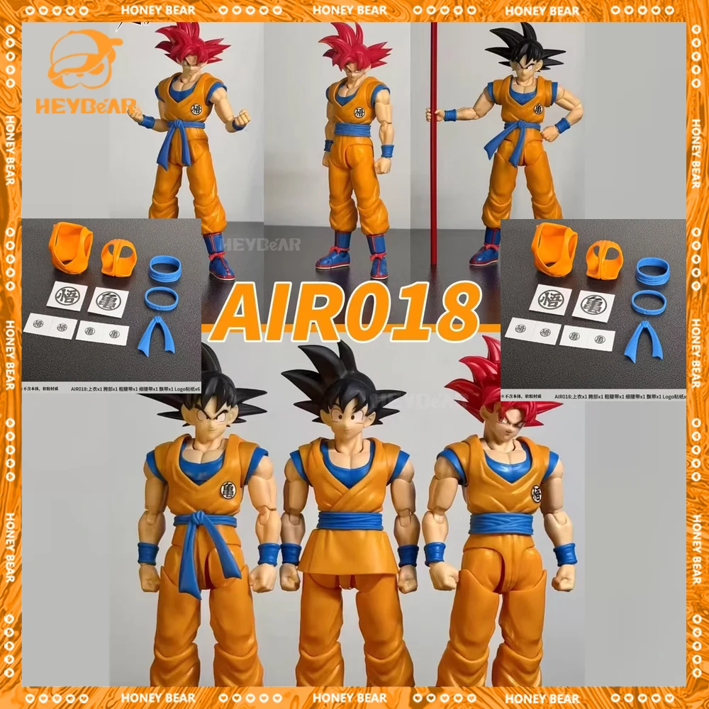 

In Stock Dragon Ball Shf Super Saiyan Son Goku Daima Accessories Anime Action Figure Air Studio Son Goku Air018 Accessories Toys