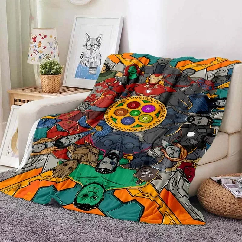 Coperta Marvel Hero Spider-man per divano Morbida flanella Coperta da letto soffice Coperta da viaggio per casa Coperta da ufficio Articoli da regalo