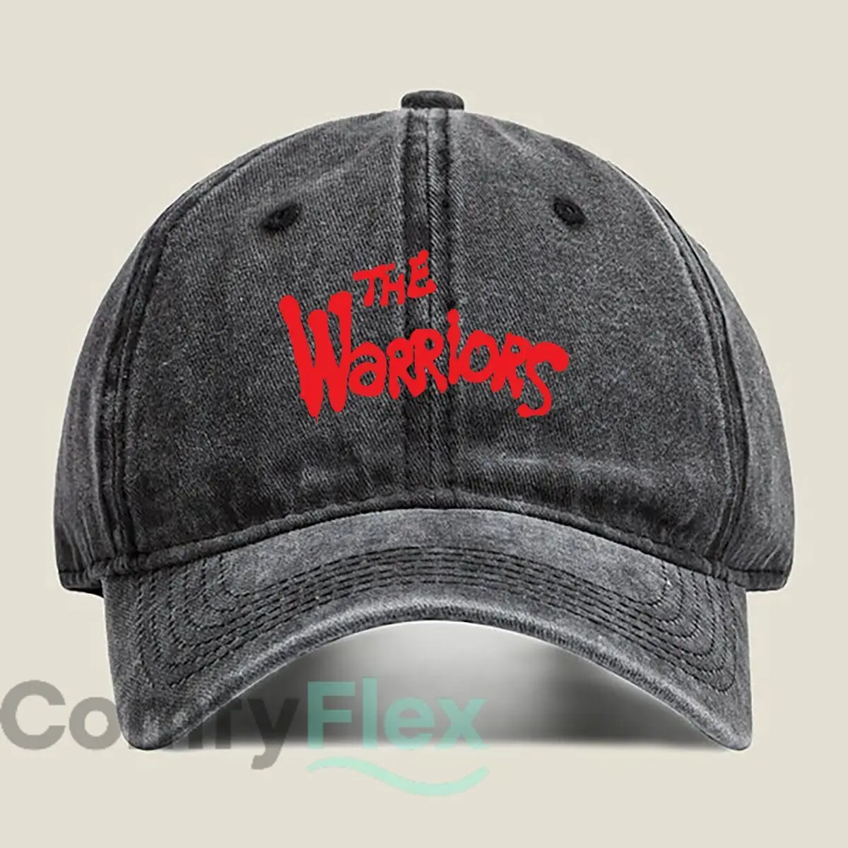 Warriors’ Dash Action Movie Graphic Blast Washed Baseball Cap Casual Dad Hat Outdoor For Men's And Women's Hip Hop
