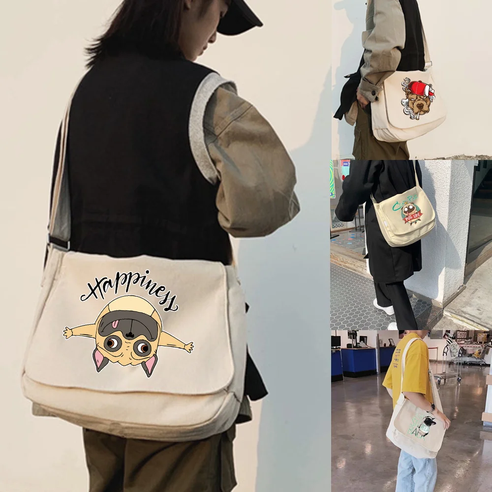 

Crossbody Bags Women Large Capacity Shoulder for Women Simple Messenger Bag Dog Pattern Ladies Shopper Purse Handbag