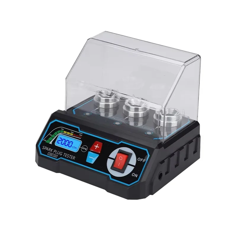 Car Spark Plug Tester Ignition Testers 110V Automotive Diagnostic Tool 3 Hole Spark Plug Analyzer Auto Scanner US Plug