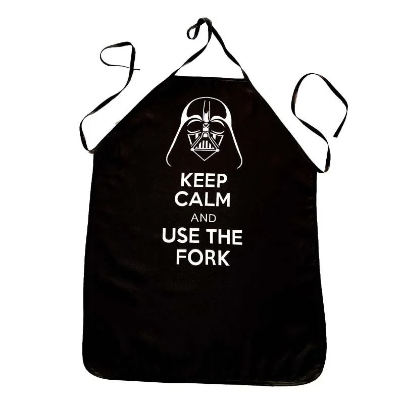 Black Cheaf Dinner Party Apron Kitchen For Men Woman BBQ Cooking Polyester Baking Accessories