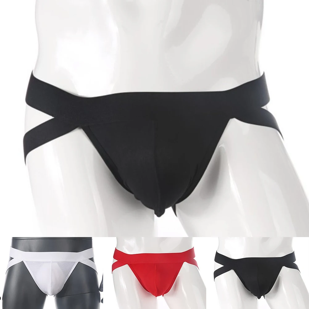 Men's Sexy Briefs Thong Underwear Bulge Pouch Underpants Backless Bandage G-String Panties Underpant
