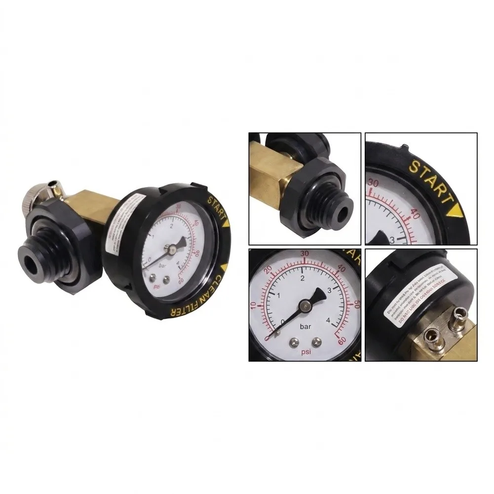 Height 116mm Pressure Gauge Assembly Accurate Pressure Readings Tool Pressure Gauge Robust Construction Design