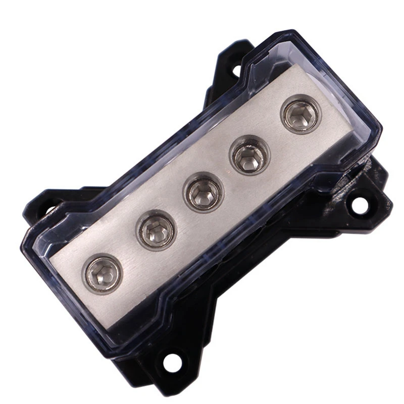 NEW-Power Distribution Block Splitter Car Audio Modified Power Amplifier Ground Wire Hub Negative Ground Junction Box