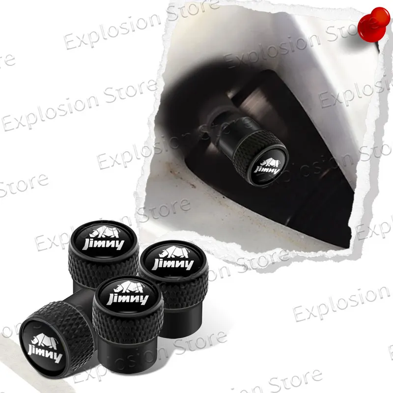 4Pcs/Set Car Wheel Tire Valve Caps Stem Caps Dust Proof Cover Decoration For Suzuki Jimny Rand Vitara Sx4 Swift Accessories