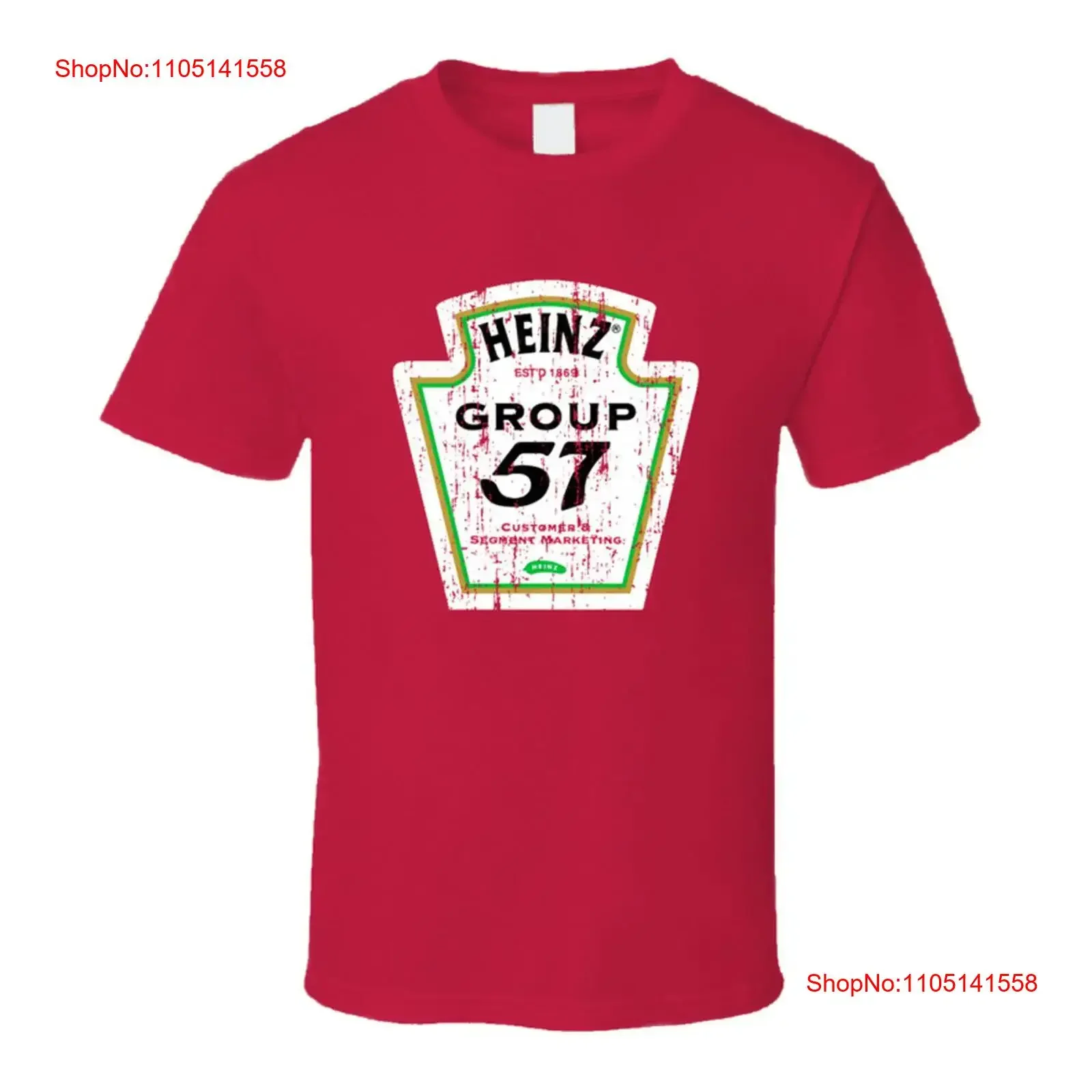 Heinz 57 Logo Cool Food camiseta desgastada vintage lavada homme Top para uso diario elegante Casual ropa de calle estirada