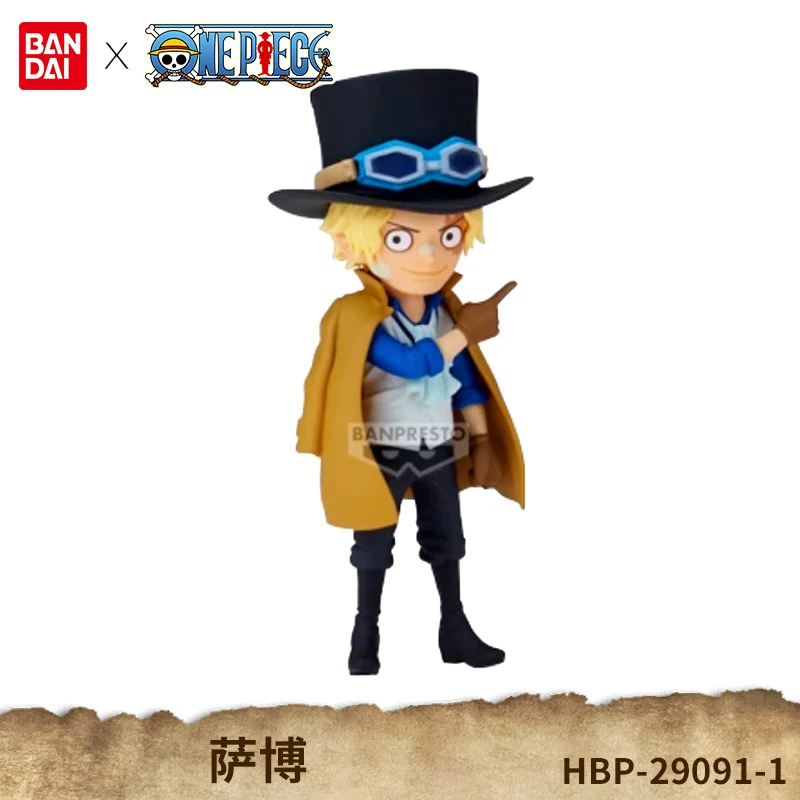 5 teile/satz Echte Bandai One Piece WCF Emporio Ivankov Sabo Revolutionäre Armee Anime Action Figur Modell Spielzeug Geschenk für Geburtstag