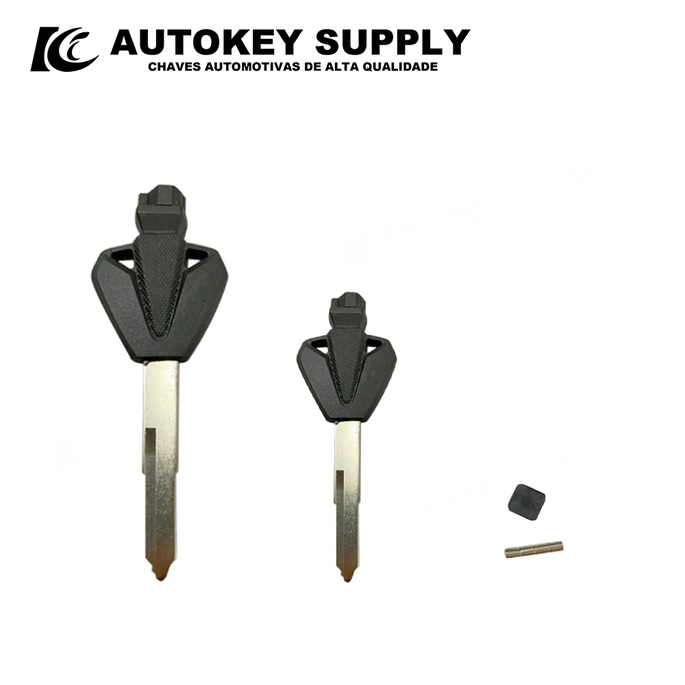 ForYamaha Motorcycle Key For Zq2704 Motorcycle Key Embryo Handle With Copper Tape Magnet （Right Single Slot） AKMOTORSS216