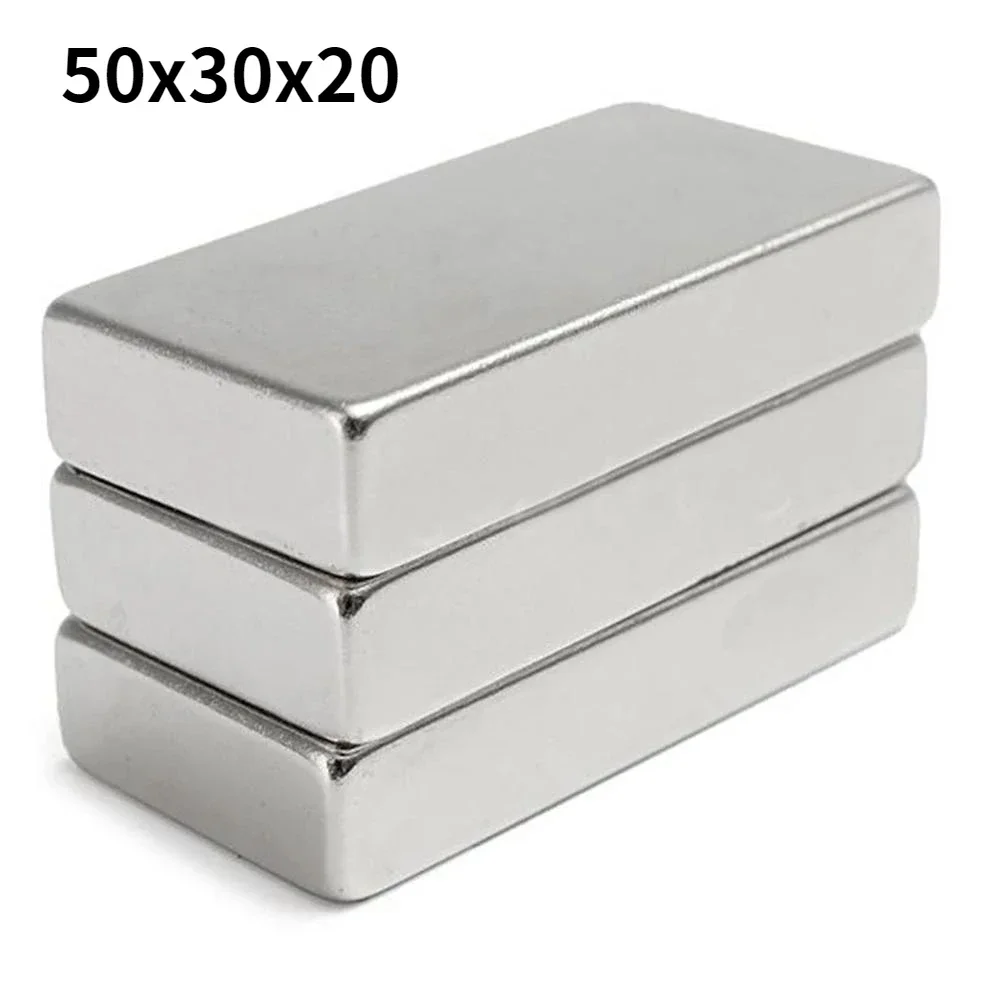 

N52 Magnet Super Powerful Square Magnet 50x30x20mm Neodymium Magnets Large Magnetic Rare Earth Magnets