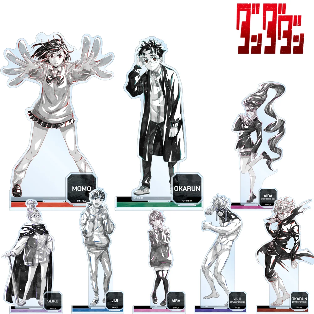 Dandadan New Release Acrylic Standee Black & White Sketch Style Anime Character Atmosphere Figure Desk Display Collectible Gift