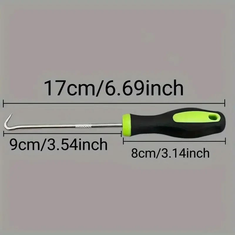 قطعة واحدة من خطافات إزالة مسامير الأرضية على شكل حرف U لشقوق الحديقة ومفاصل الرصف - معدنية مثالية لاستبدال ختم الباب والنافذة