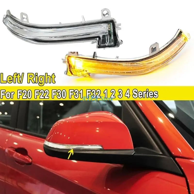 U13C الجانب LED بدوره أضواء الإشارة استبدال مؤشر الرؤية الخلفية مصباح ل F20 F22 F32 F30 63137280771 63137280772 #5