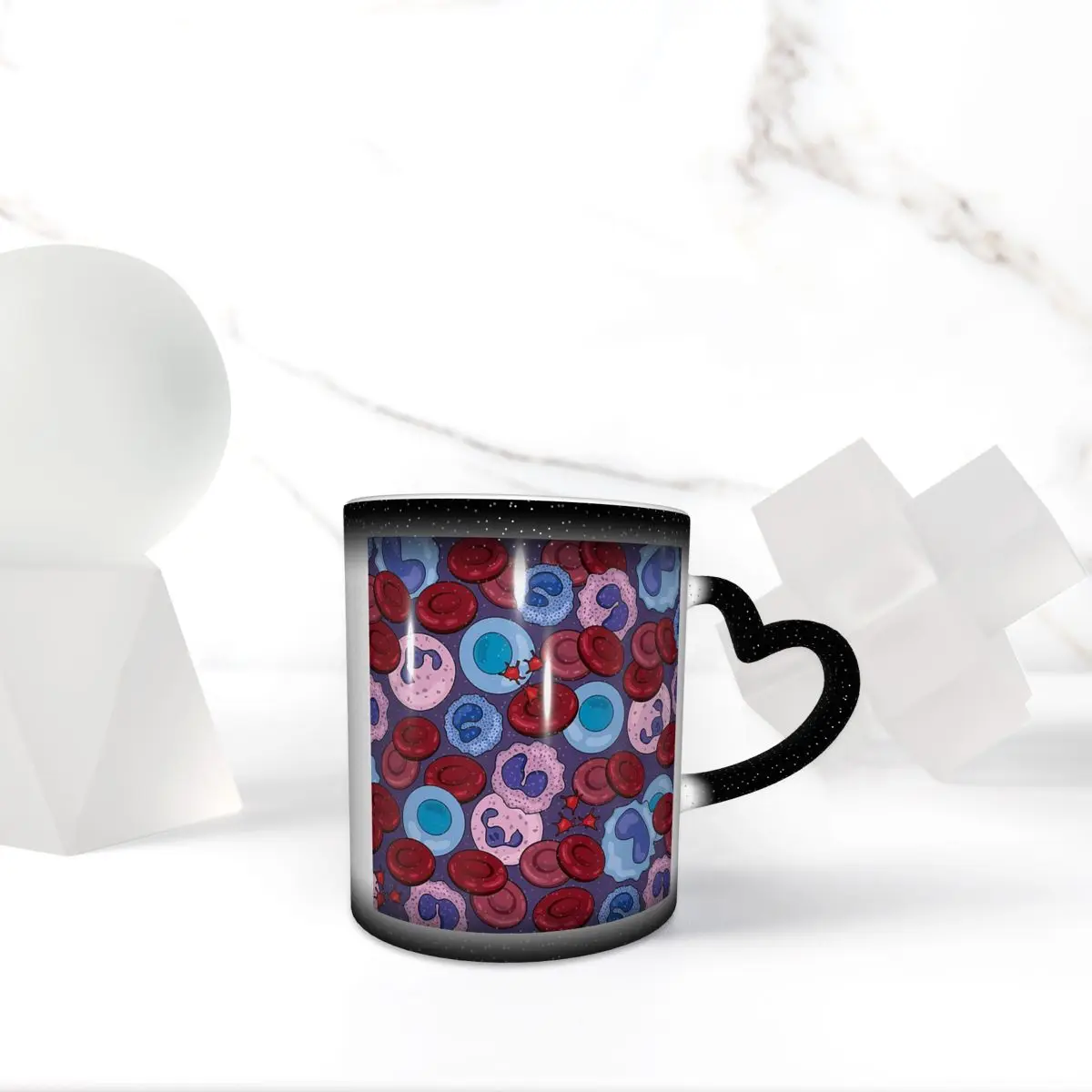 Hematology Blood Cells Medical Laboratory Scientist Mug Funny Ceramic Coffee Cups Tea Mugs Milk Cup Drinkware Gifts for Friends