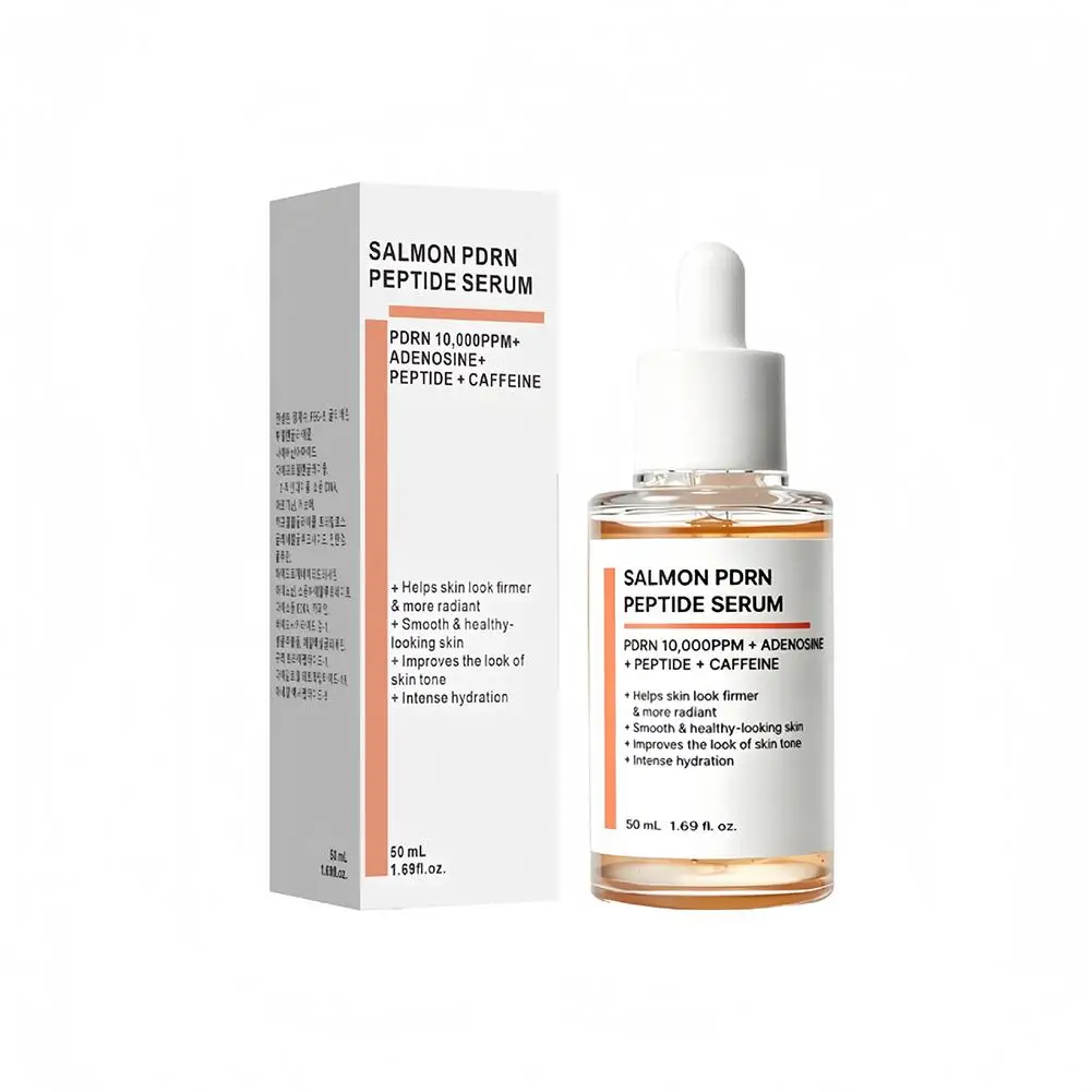 Salmon PDRN Copper Peptide Serum Facial Firming Moisturizing Lightweight Essence Hydrating Anti Aging Skin Care Rejuvenate