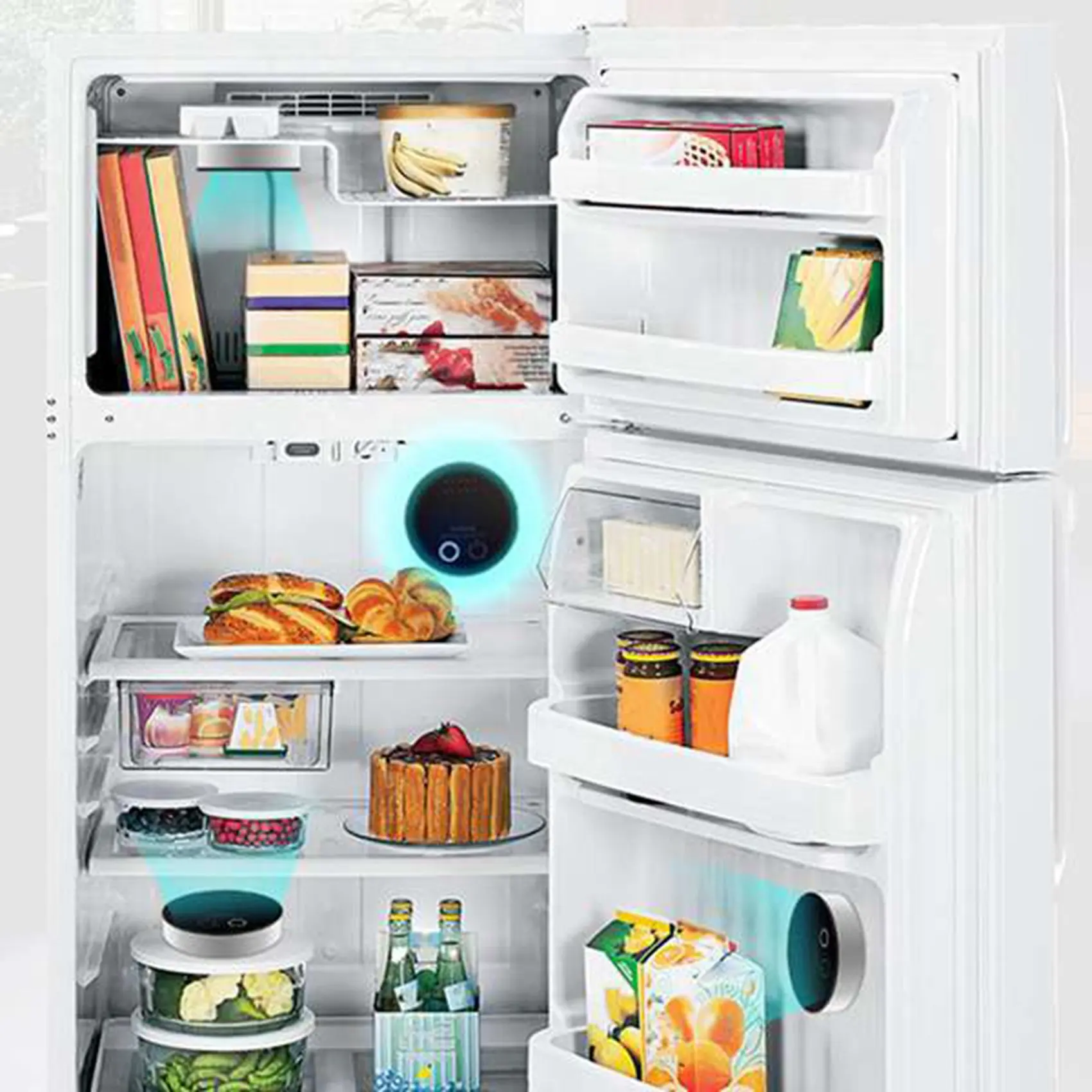 A86I-مولد أوزون محمول، منقي هواء صغير، آلة الأوزون القضاء على الرائحة، للسيارة والثلاجات والغرفة