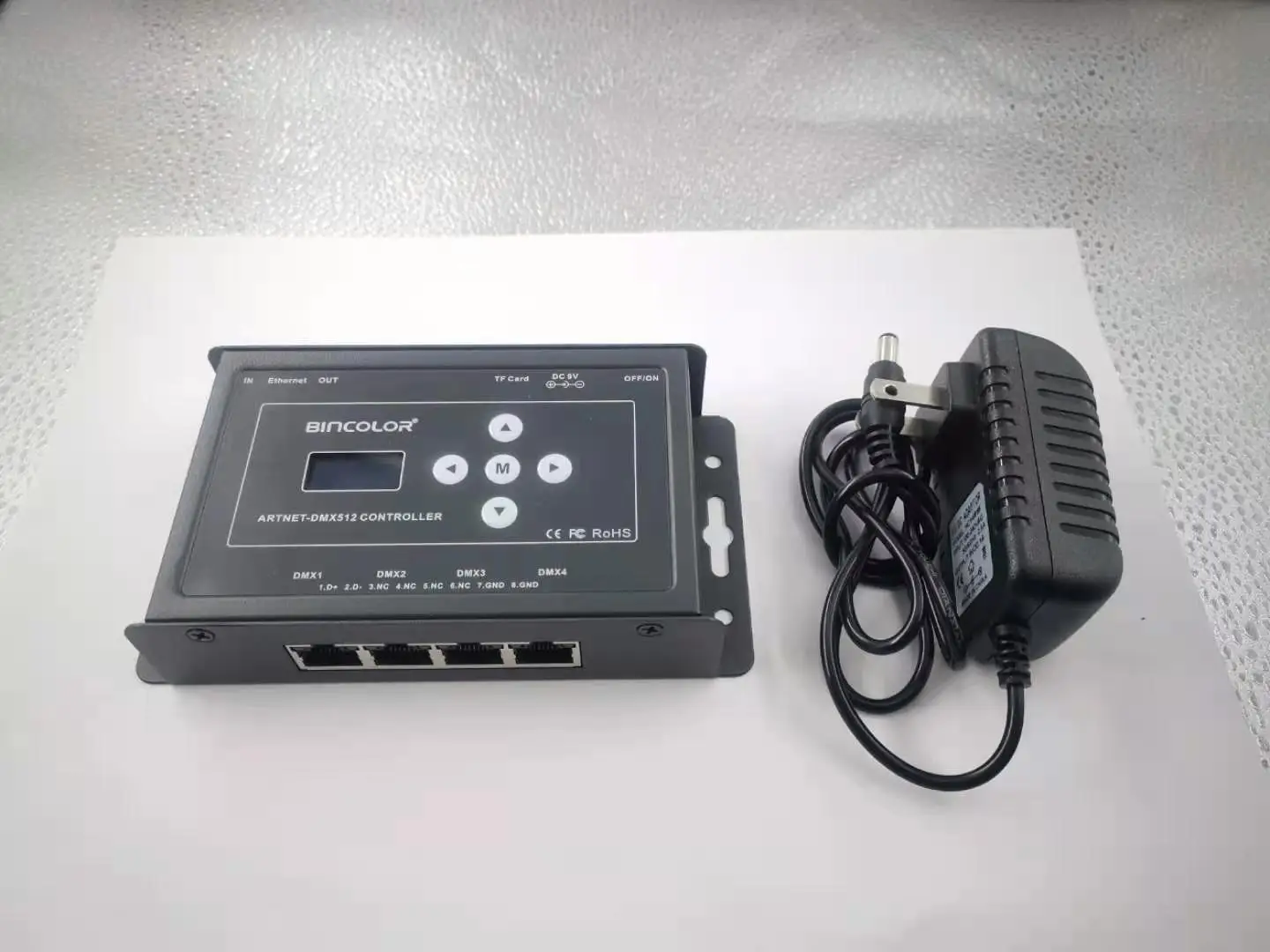 BC-DMX4 New DC 9V Stage DMX Controller IC Led Strips DMX Controller SD Card Art Net DMX Controller