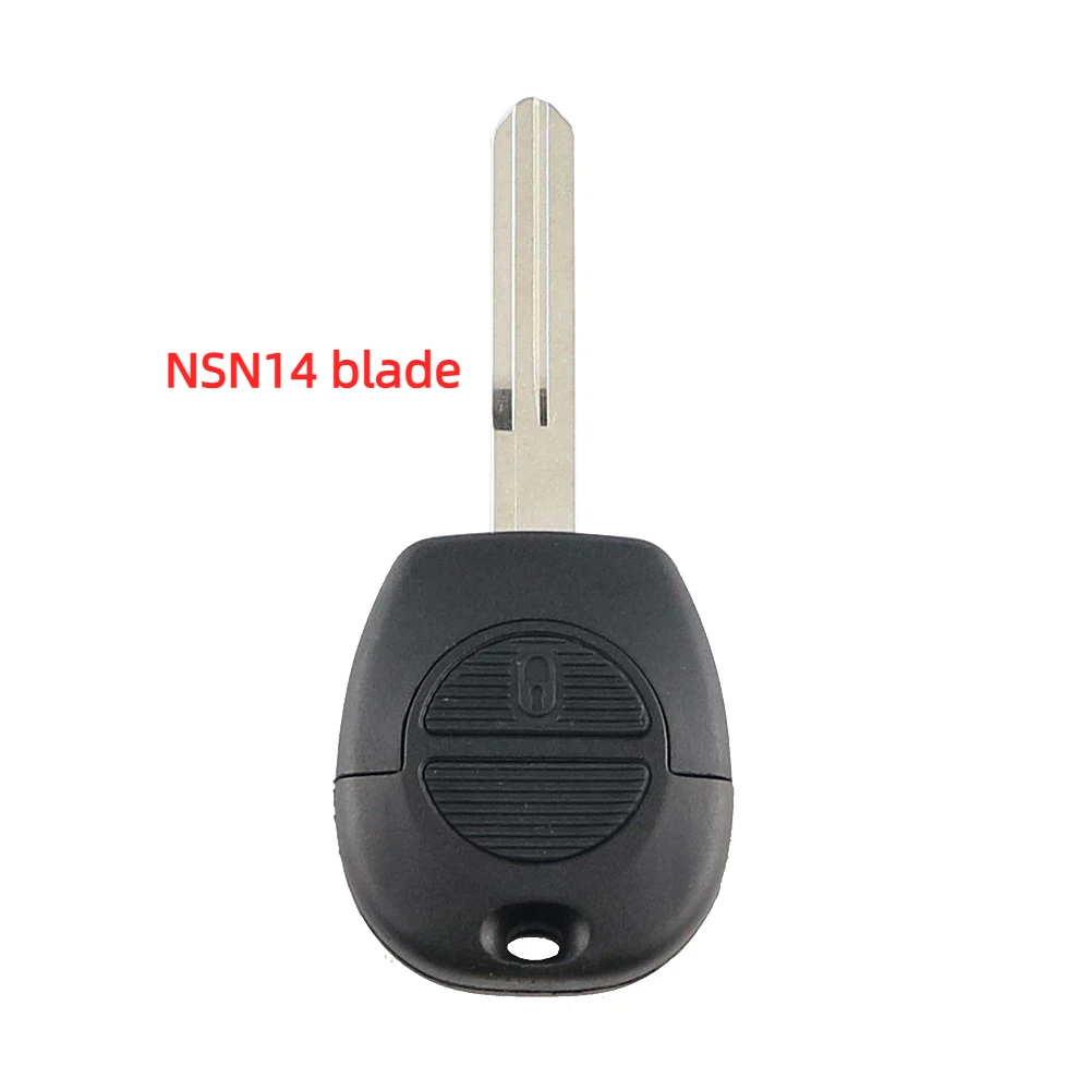Remote Fob Car Key Shell For Nissan Almera Maxima Micra Primera Serena Terrano Navara X-Trail , 2 Button
