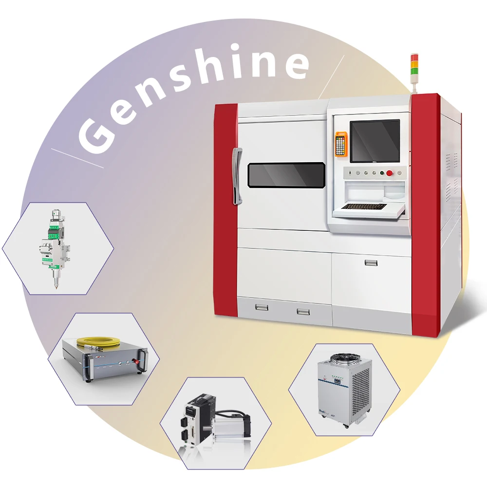 Genshine Macchina da taglio laser di precisione per gioielli in oro e argento ad alta precisione 1500w 3000w Taglierina laser di piccole dimensioni ad alta precisione