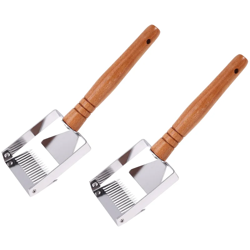 A57X-Honey Fork, Honey Shovel, Honey Extraction And Harvesting, Multi-Toothed Honeycomb Planer, Beekeeper Tool