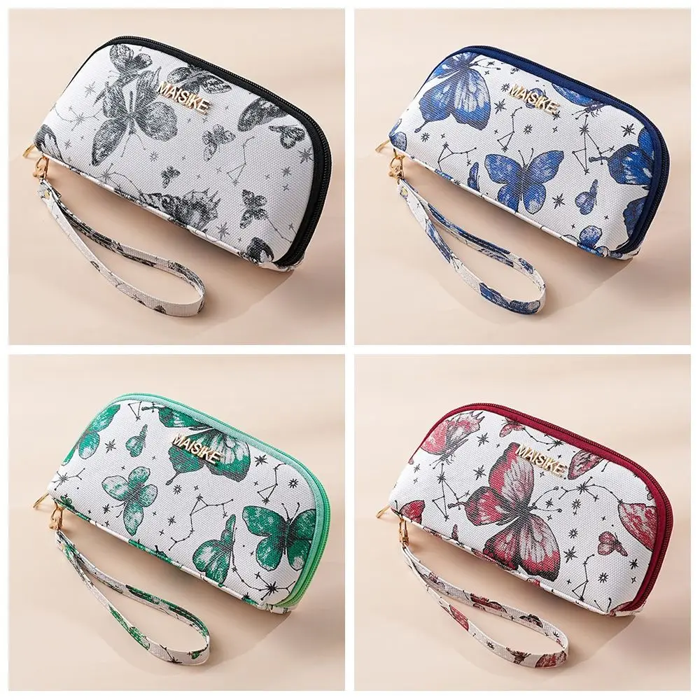 Jacquard Butterfly Clutch Wallet Coin Pocket Credit Card Holder Flower Handbag Coin Purse Clutch Bag Women Long Purse Gift